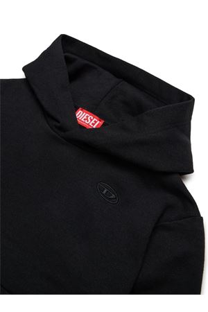 felpa in cotone nero DIESEL KIDS | J022750GYCJK900